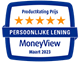 Logo MoneyView productrating prijs 5 sterren 2023